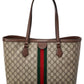 Gucci Ophidia Medium GG Supreme Canvas & Leather Tote
