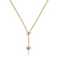 Faux Stone Lollipop Y-Necklace