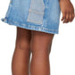 Kids Blue Patch Denim Skirt