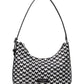 Sam Icon Modernist Hearts Jacquard Fabric Small Shoulder Bag