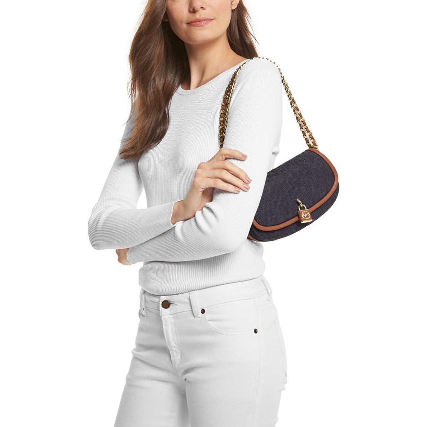 Small East West Chain Sling Messenger