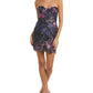 Marchesa Notte Sleeveless Floral Dress