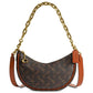 Mira Horse and Carriage Coated Canvas Small Shoulder Bag