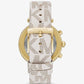 Oversized Parker Pavé Gold-Tone and Logo Watch
