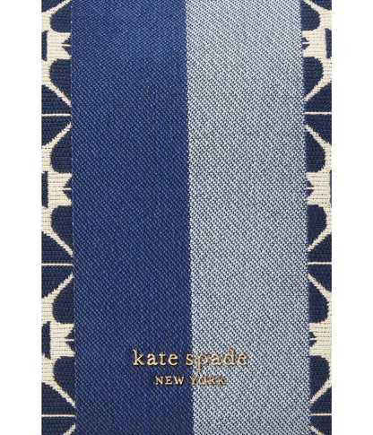 Spade Flower Jacquard Stripe Sam Small Convertible Shoulder Bag