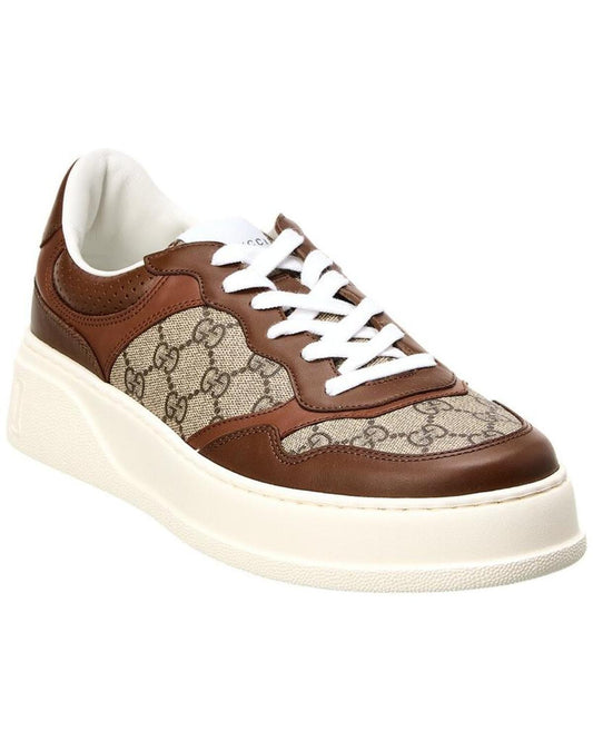 Gucci GG Supreme Canvas & Leather Sneaker
