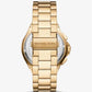 Oversized Lennox Pavé Gold-Tone Watch