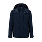 Men's Logo Patch Water-Repellent Hooded Jacket