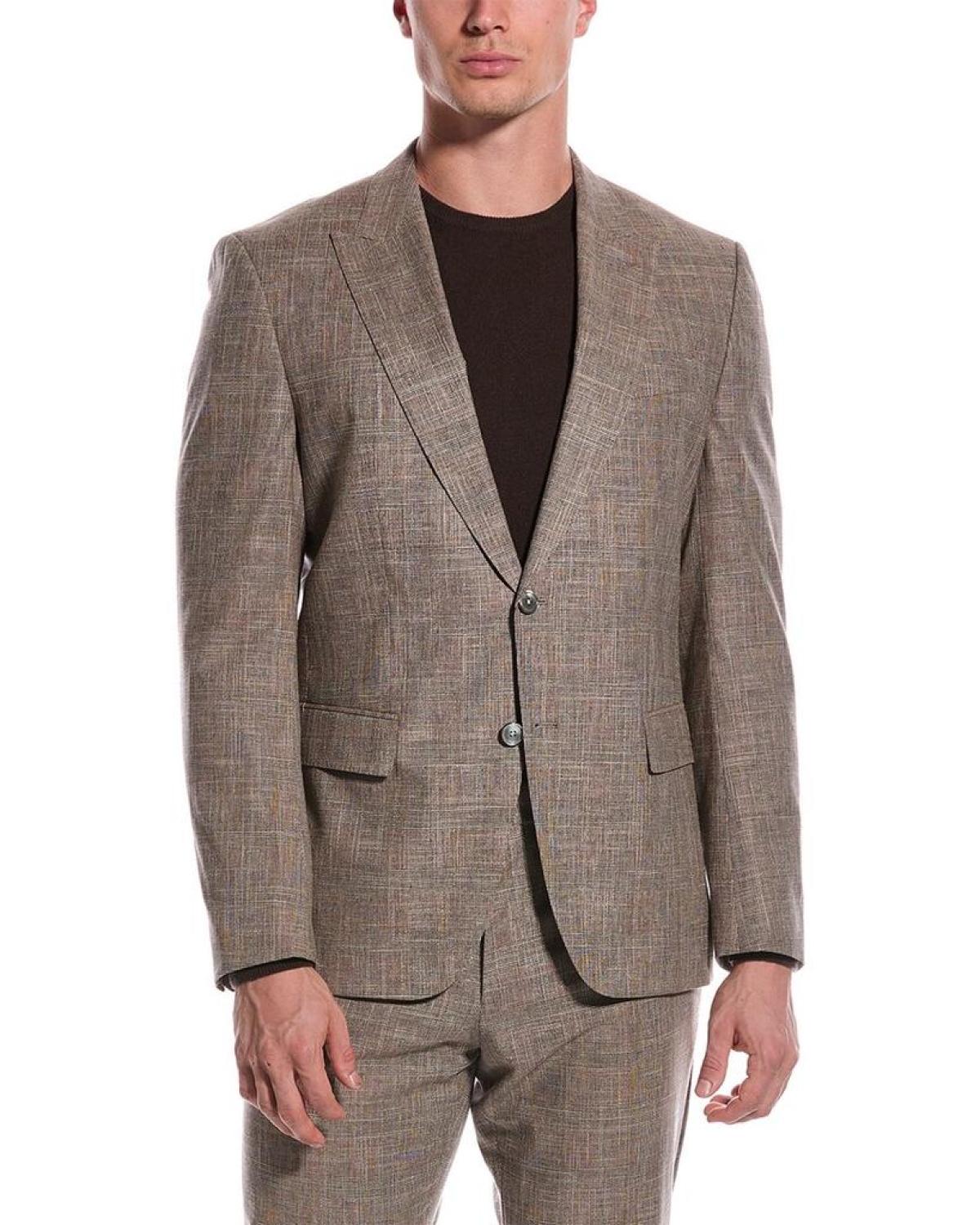 BOSS Hugo Boss 2pc Slim Fit Wool & Linen-Blend Suit