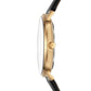 Women's Pyper Black Leather Strap Watch