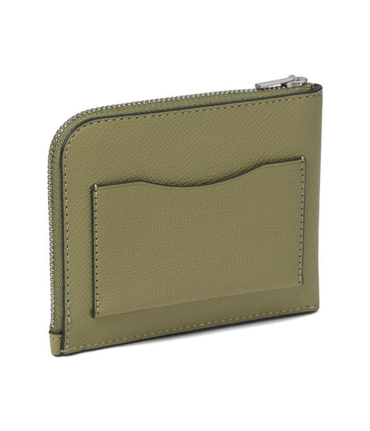 3-in-1 L-Zip Wallet in Cross Grain Leather
