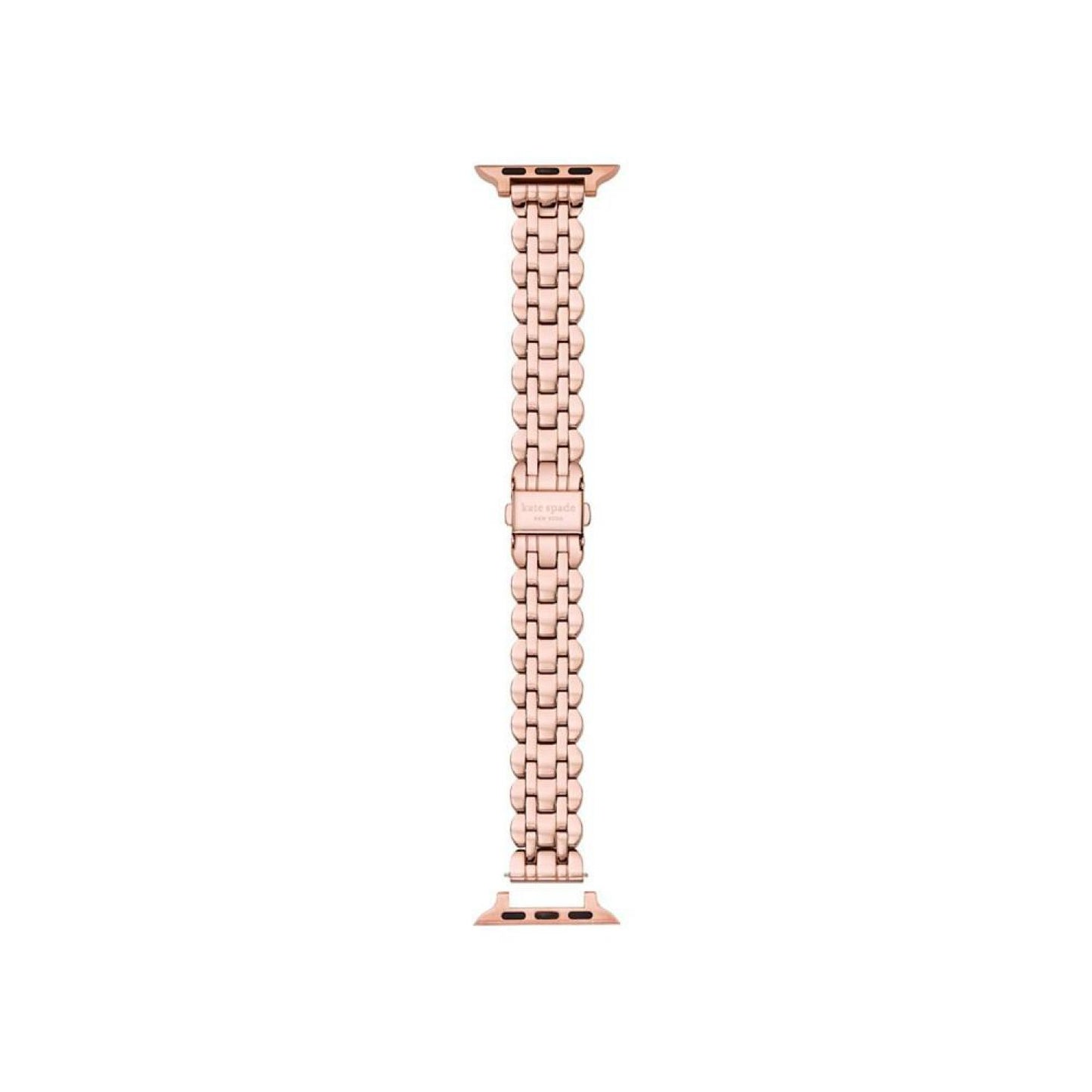 Rose Gold-Tone Stainless Steel Scallop Bracelet Band for Apple Watch, 38mm, 40mm, 41mm