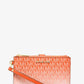 Jet Set Large Ombré Logo Wristlet