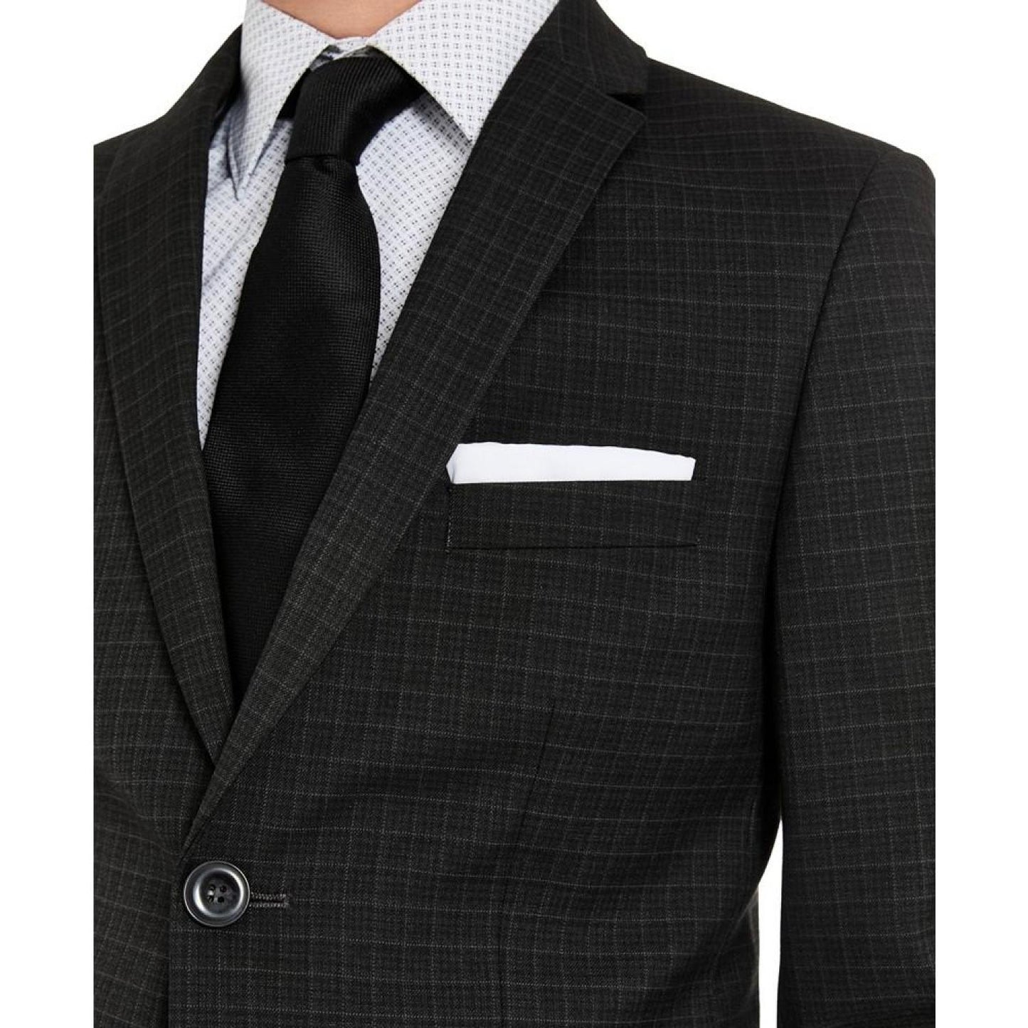 Big Boys 2 Piece Slim Fit Stretch Suit