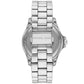 Women's Everest Quartz Three-Hand Silver-Tone Stainless Steel Watch 40mm