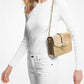 Carmen Medium Metallic Faux Leather Convertible Shoulder Bag