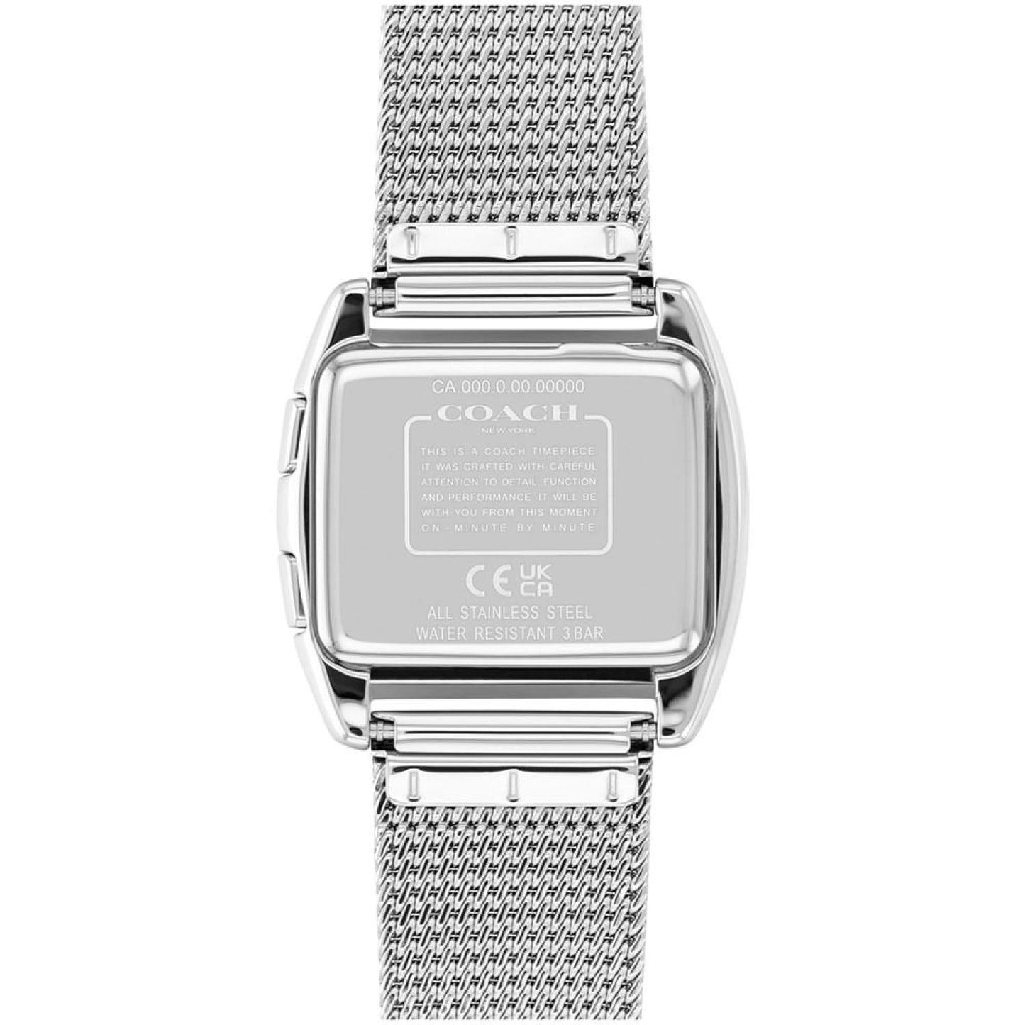 Women's Darcy Digital Rainbow Silver-Tone Stainless Steel Mesh Bracelet Watch, 30mm