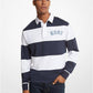 Striped Cotton Rugby Polo