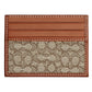 Refined Card Case in Micro Signature Jacquard