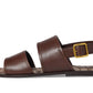 Leather Two Strap Sandal