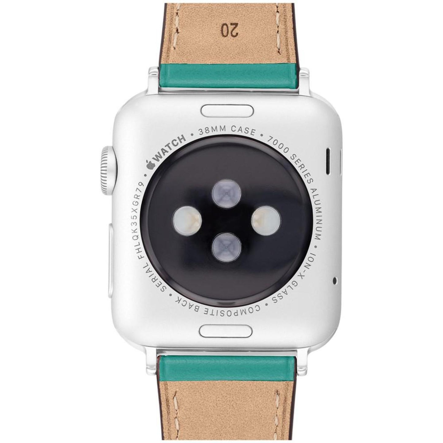Women's Green Leather Band 38mm, 41mm