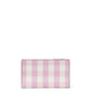 Morgan Gingham Field Printed Pvc Small Slim Bifold Wallet