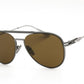 Prada 0PR 54ZS 16F01T Aviator Sunglasses 57 mm