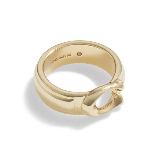 Signature Tabby Sculpted C Band Ring