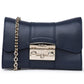 Furla Logo Engraved Foldover Top Crossbody Bag