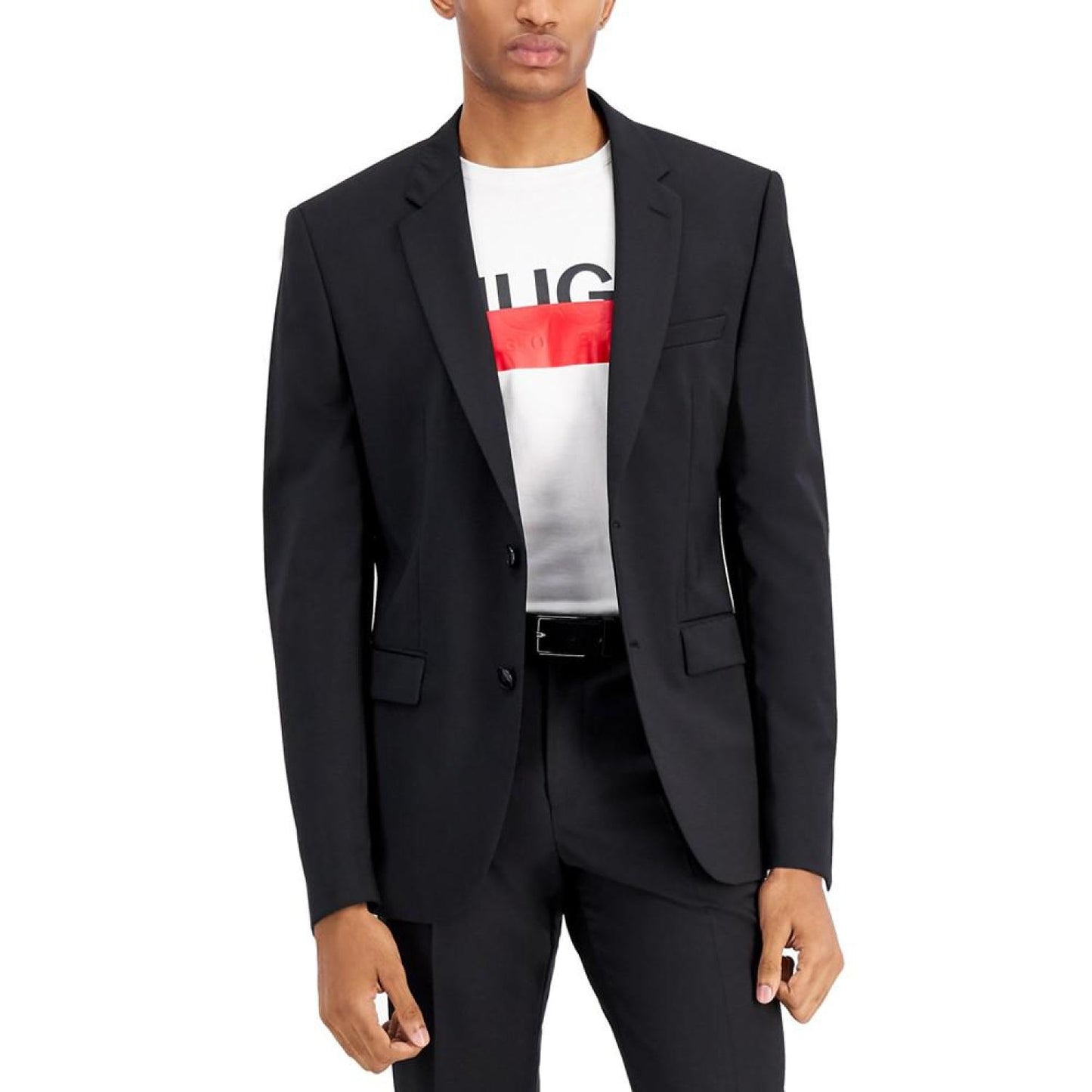 Men's Modern Fit Wool Suit Separate Jacket