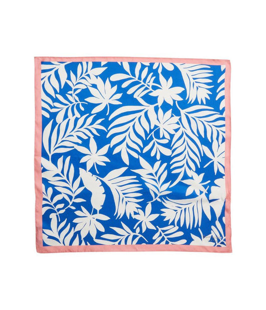 Tropical Foliage Silk Bandana