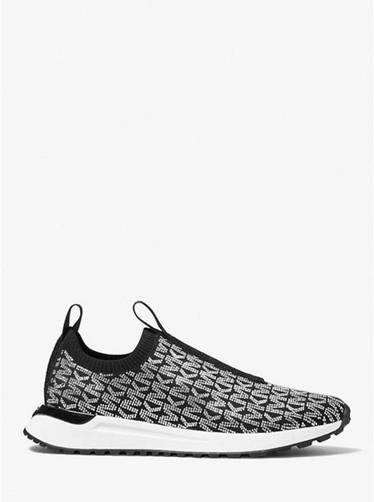 Bodie Crystal Logo Mesh Slip-On Trainer