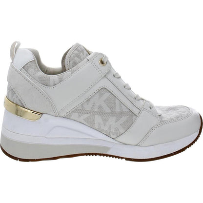 Georgie Womens Leather Lifestyle Casual and Fashion Sneakers