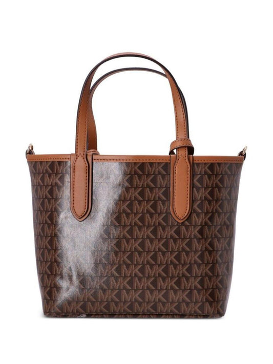 Michael Michael Kors All-Over Logo Printed Small Tote Bag