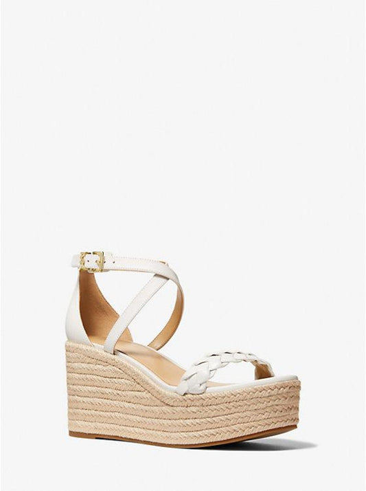 Serena Leather Wedge Sandal