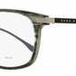 Hugo Boss Men's Rectangular Eyeglasses B0989 PZH Striped Gray 51mm