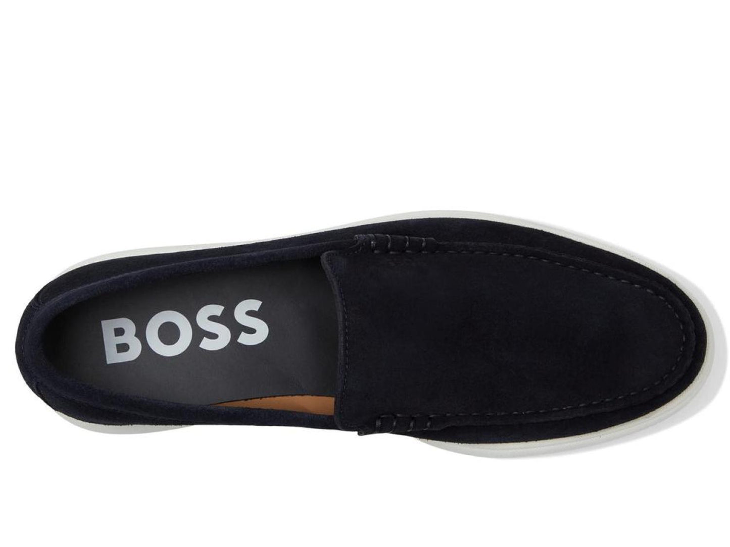 Sienne Suede Loafers with Contrast Rubber Sole