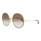 Chloé Round-Frame Metal Sunglasses