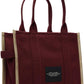 Burgundy 'The Jacquard Large Tote Bag' Tote