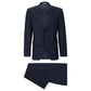 Men's Micro-Pattern Slim-Fit Suit