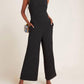 Charley Mock Neck Jumpsuit In Black