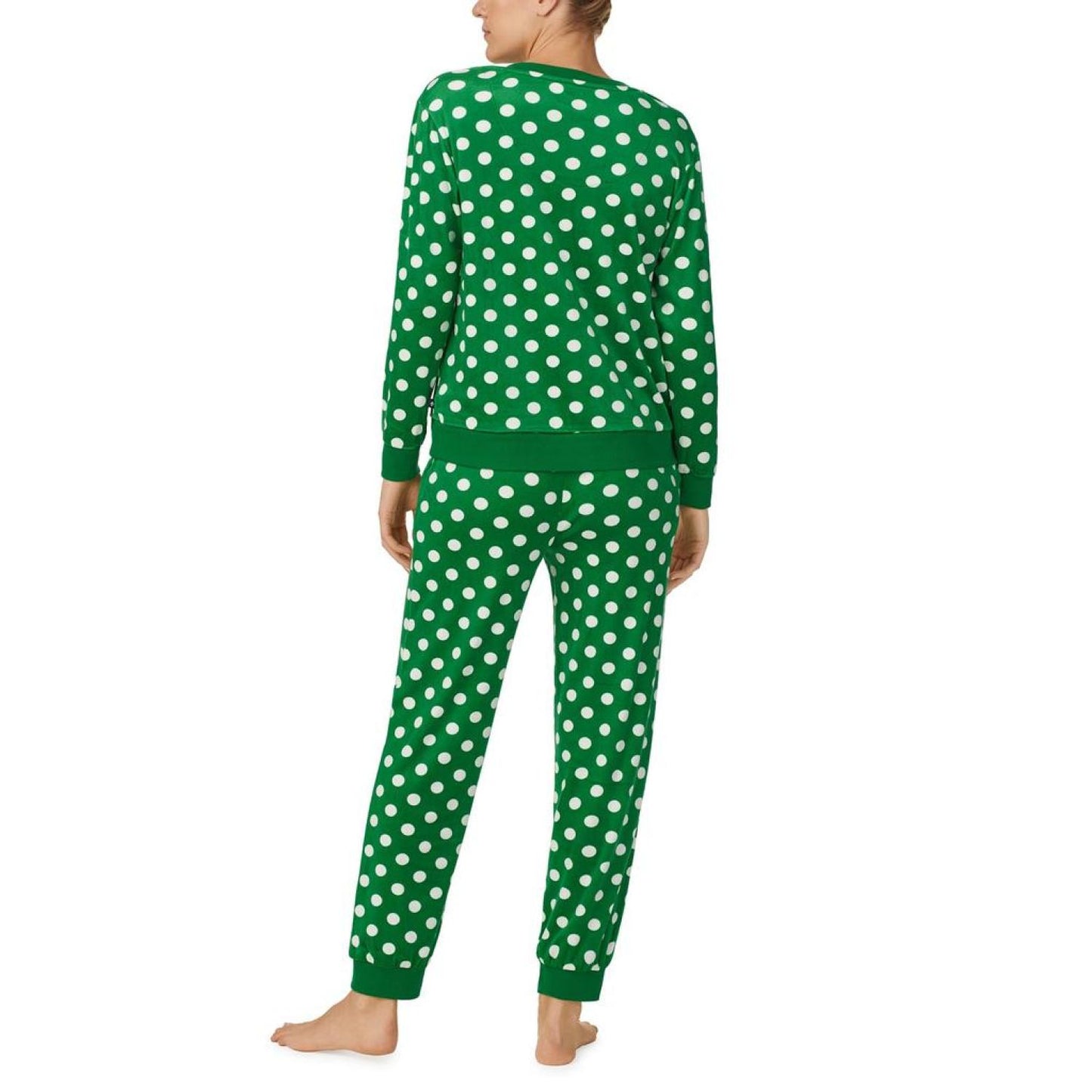 Stretch Velour Long Sleeve Joggers Set