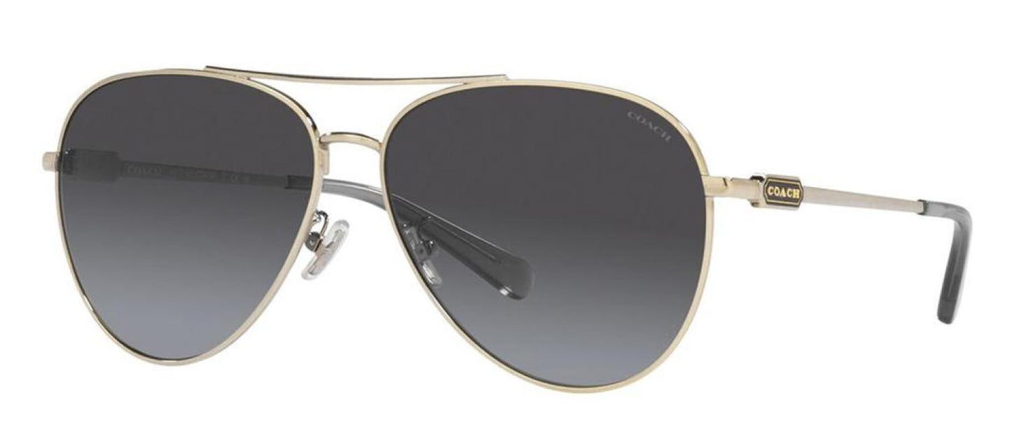 Coach 0HC7140 90058G Aviator Sunglasses