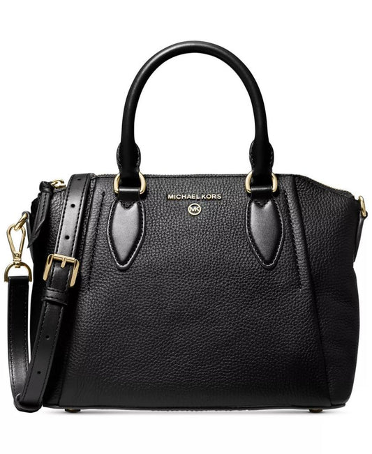Michael Kors Sienna Satchel Peled Leather Bag