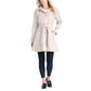 Women's Single-Breasted Raglan-Sleeve Trench Coat