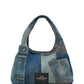 The Deconstructed Denim Sack Bag