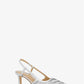 Alora Sequined Zebra Slingback Pump