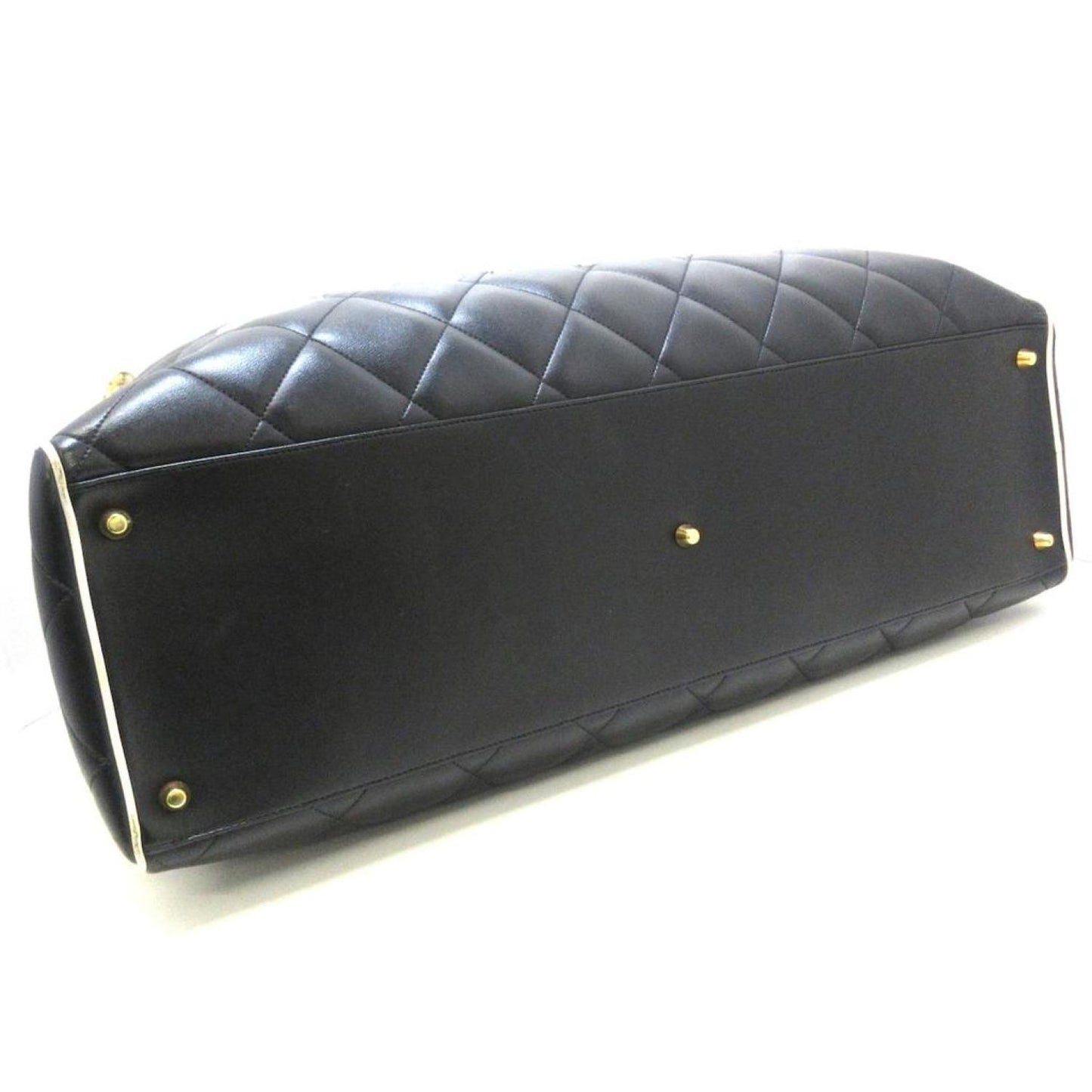 Chanel Matrasse  Leather Travel Bag (Pre-Owned)