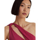 Jersey One-Shoulder Cocktail Dress
