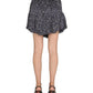 Michael Michael Kors Floral Hammered Ruffled Mini Skirt